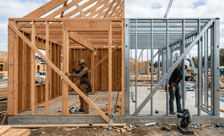 Timber vs Steel Framing
